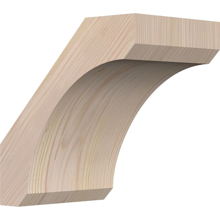 Ekena Millwork 5 1/2"W x 8"D x 8"H Legacy Smooth Knee Brace, Douglas Fir BRC06X08X08LEC00SDF